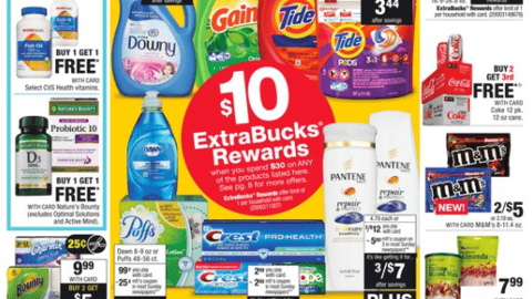CVS P&G ExtraBucks Features